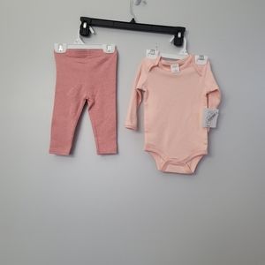 Starting Out Long-Sleeve Top and 2 Bottoms/Pants 9M